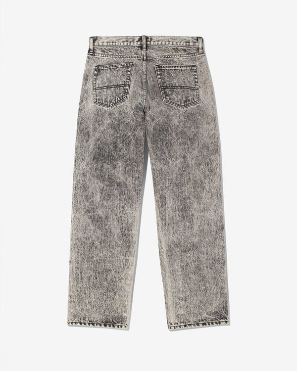Noah - Acid Wash Pleated Jeans - Detail