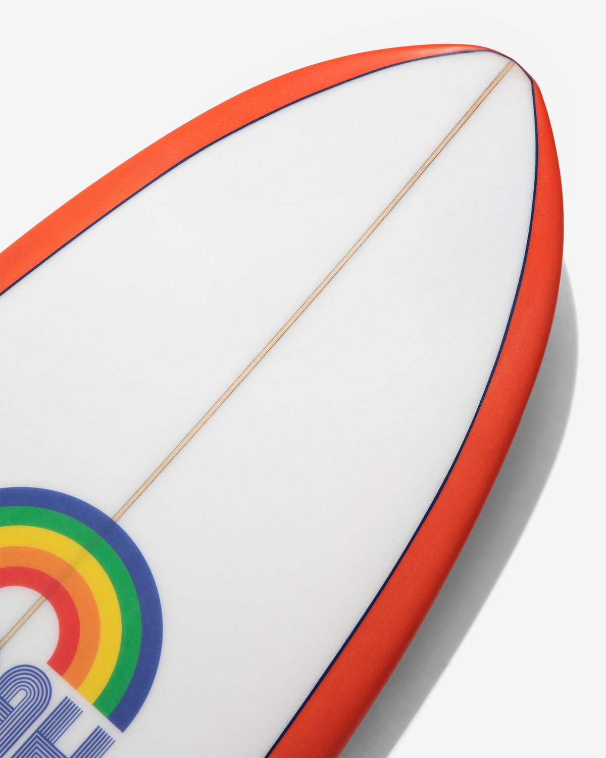 Rainbow Logo Surfboard
