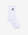 Noah - N Logo Sock - White - Swatch