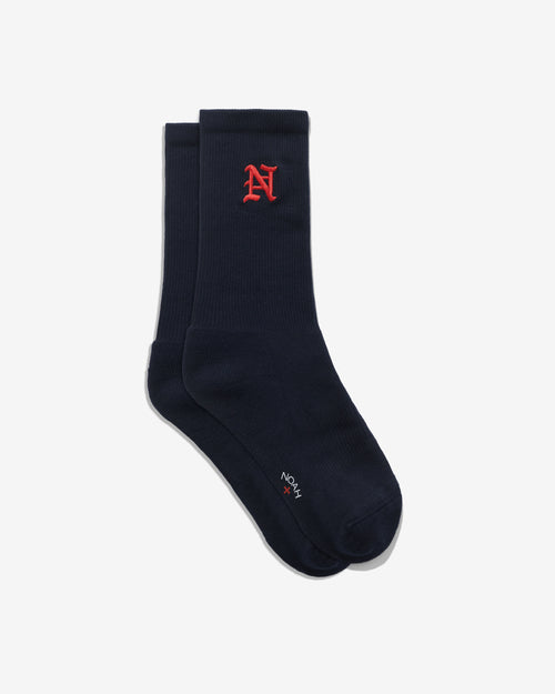 Noah - N Logo Sock-Navy