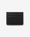 Noah - Faux Lizard Cardholder - Black - Swatch