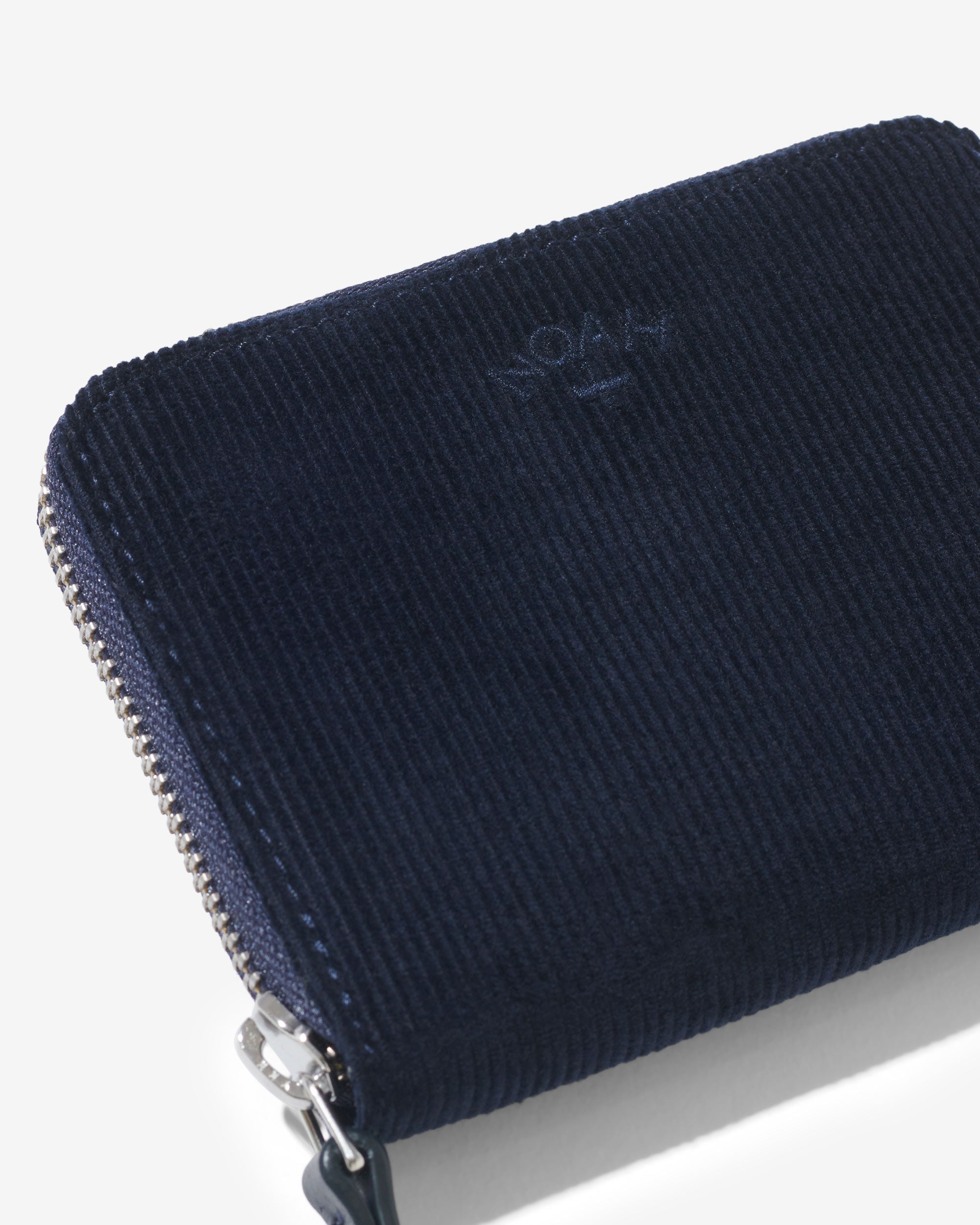 Corduroy Zip Wallet - Noah