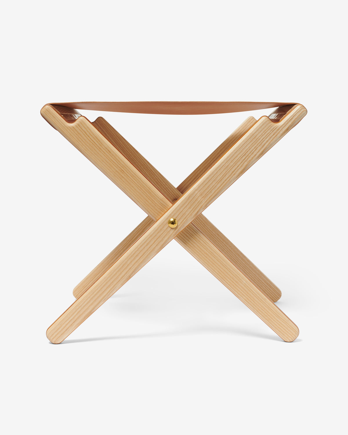 Leather Folding Stool