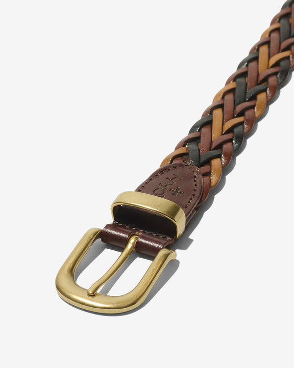 Noah - Braided Leather Belt - Detail