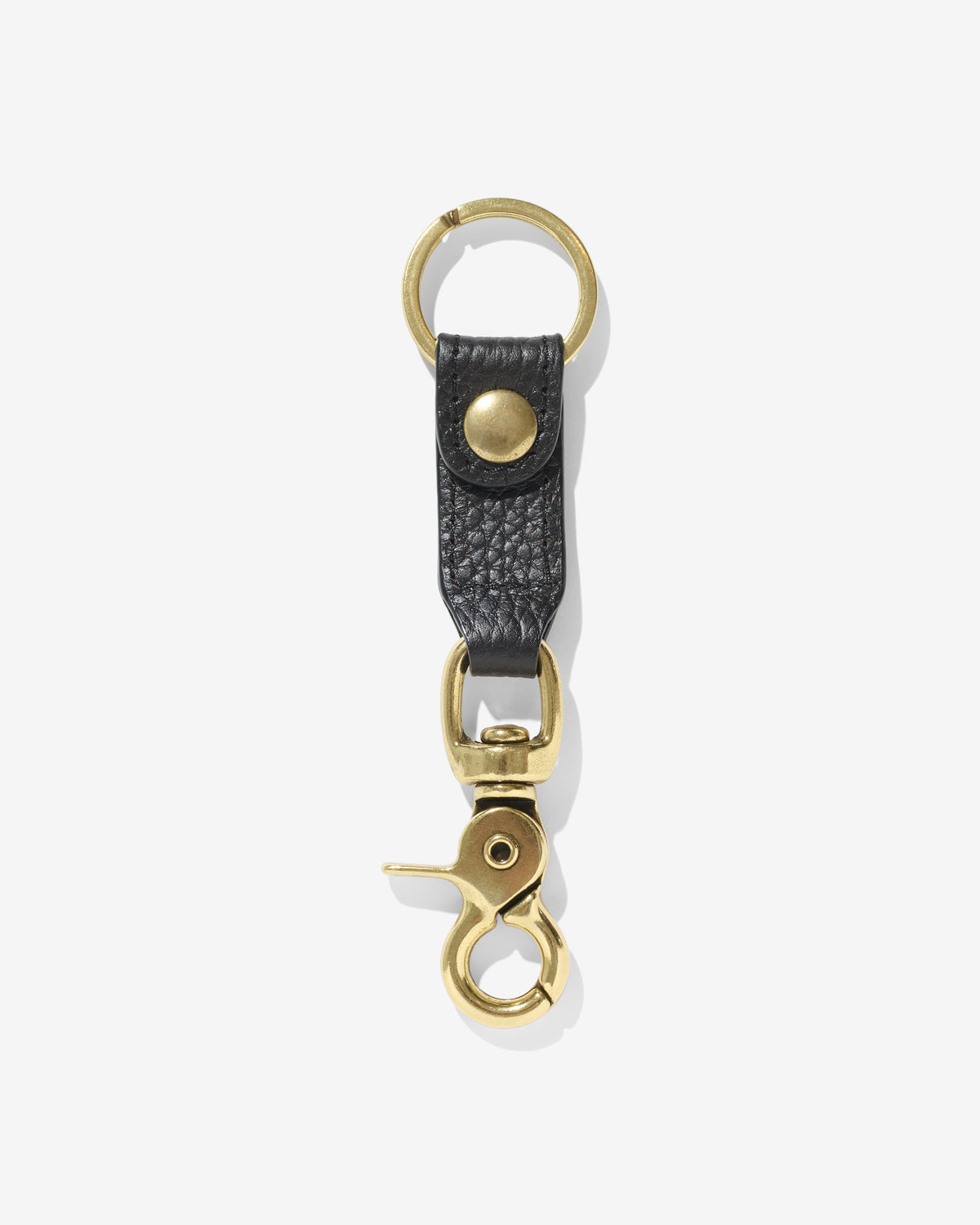 Pebbled Leather Key Fob