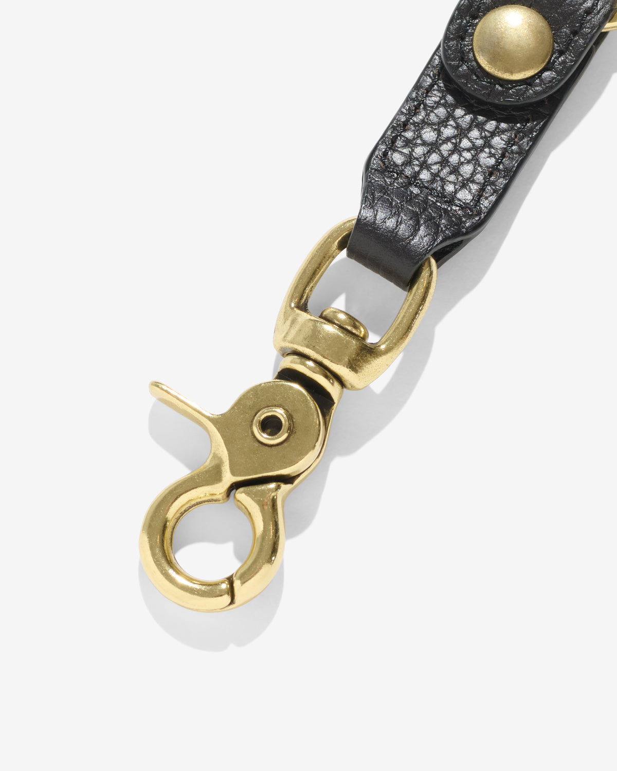 Pebbled Leather Key Fob