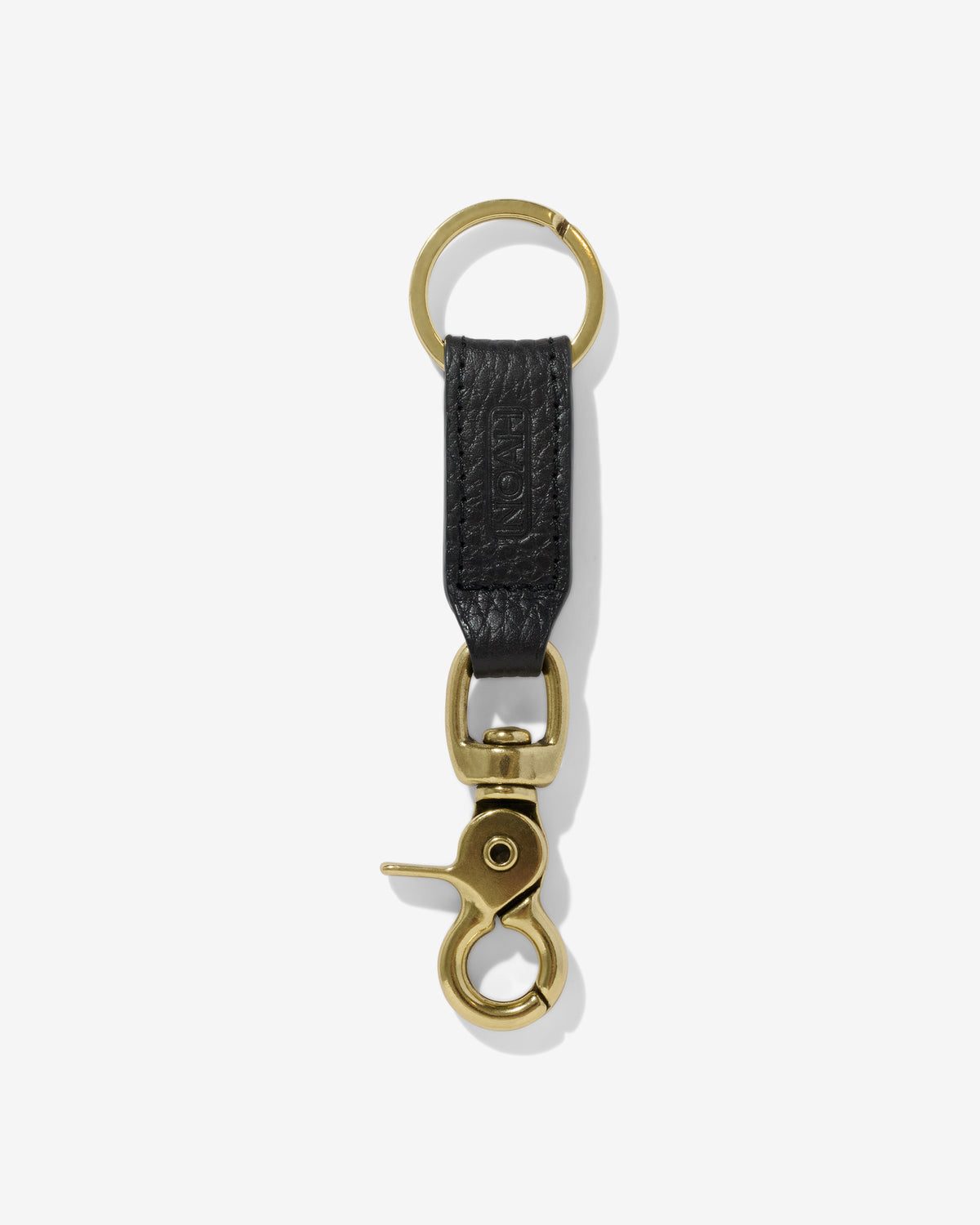 Pebbled Leather Key Fob