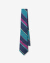 Noah - Multi Stripe Silk Necktie - Multi - Swatch
