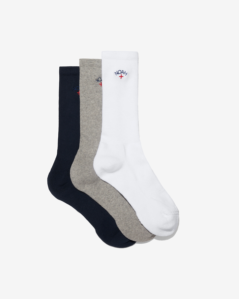 NOAH CORE LOGO SOX 3足セット Core Logo Sock 3-Pack - Noah