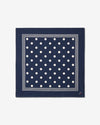 Noah - Polka Dot Bandana - Navy - Swatch