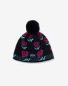 Noah - Roses Beanie - Black - Swatch