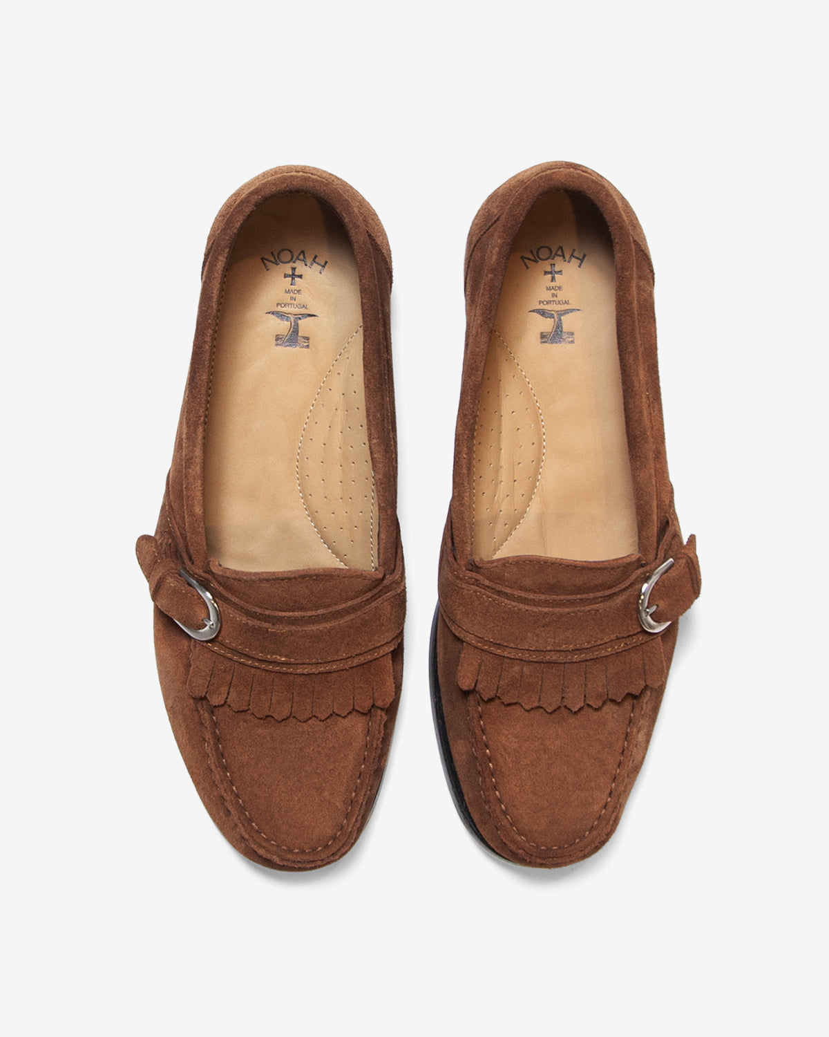 Suede Buckle Loafer