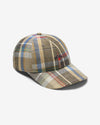 Noah - Linen Plaid 6-Panel - Brown Plaid - Swatch