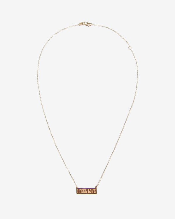 Noah - Noah x Donna Summer 'I Feel Love' Solid 14K Gold Necklace  (Pre-Order)