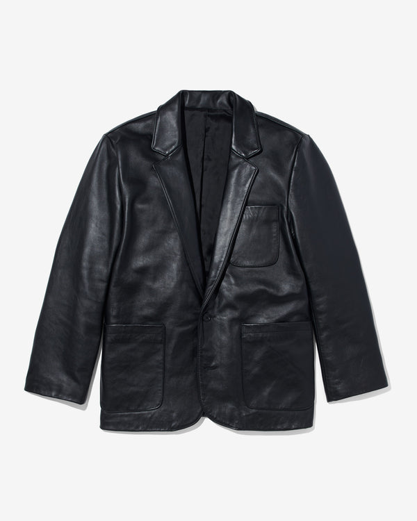 Noah - Noah x The Pogues Leather Sport Coat - Detail