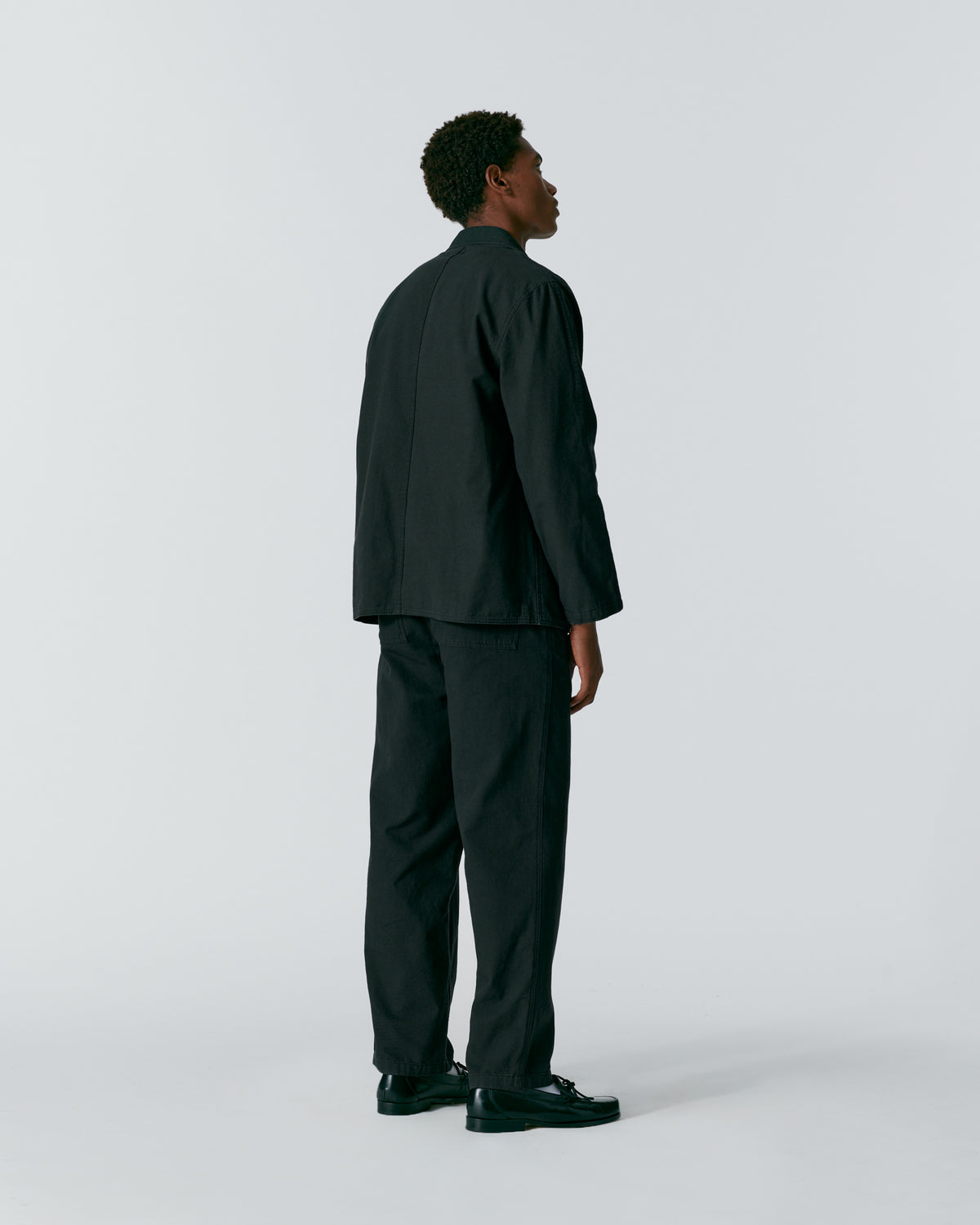 Double-Pleat Cotton Pant