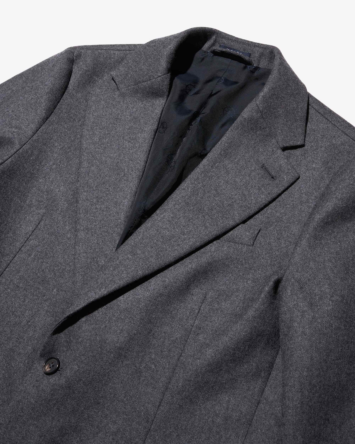 Single-Breasted Wool Jacket