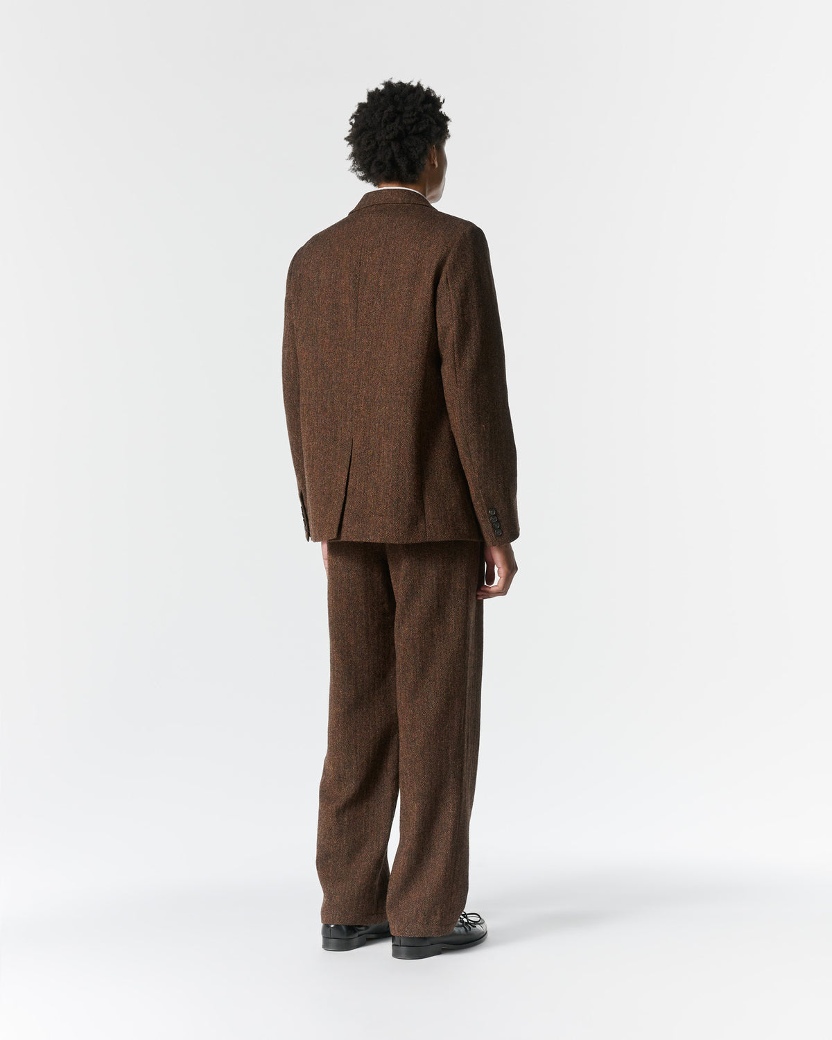 Wool Herringbone Sack Jacket