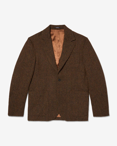 24AW【saqui】tweed no-collar jacket 24AW【saqui】tweed no-collar jacket 24AW【saqui】tweed no