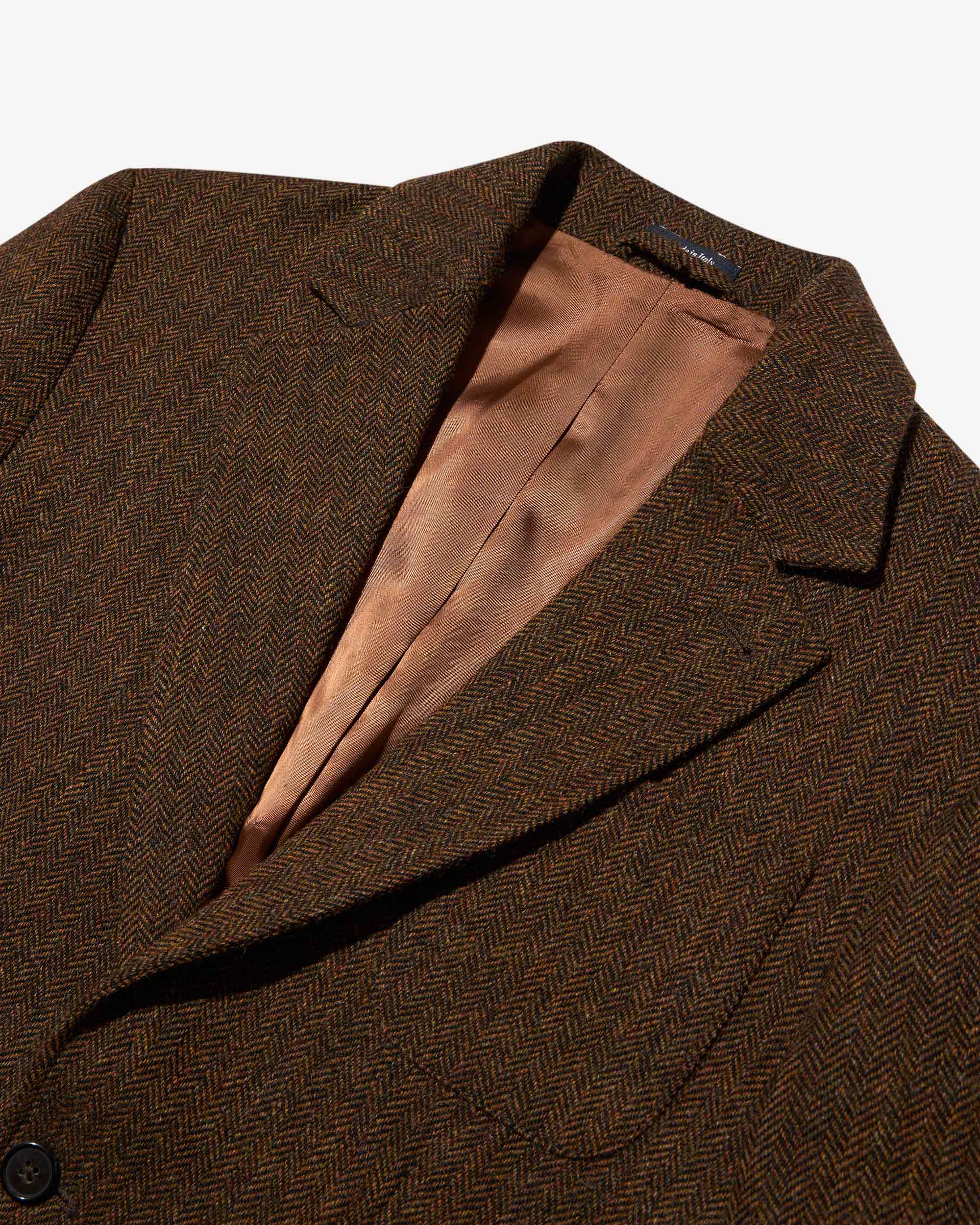 Wool Herringbone Sack Jacket - Noah
