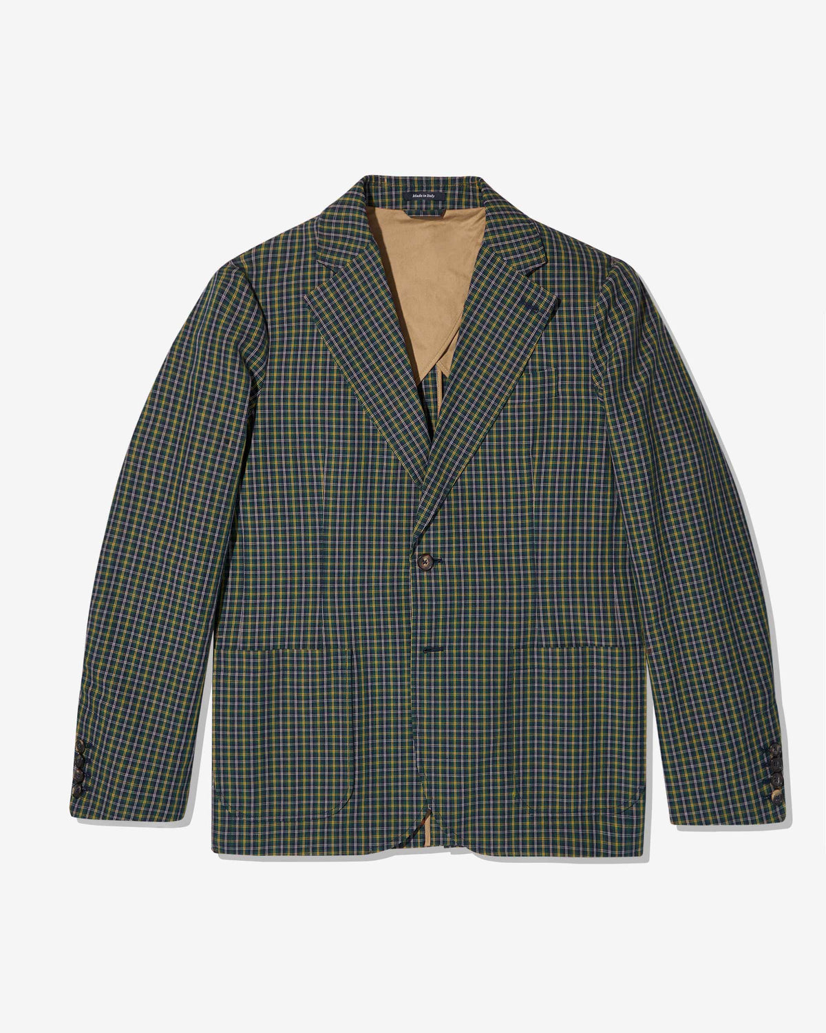 Seersucker Tartan Sport Jacket