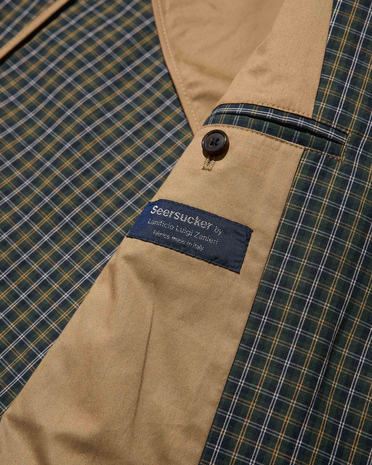 Seersucker Tartan Sport Jacket