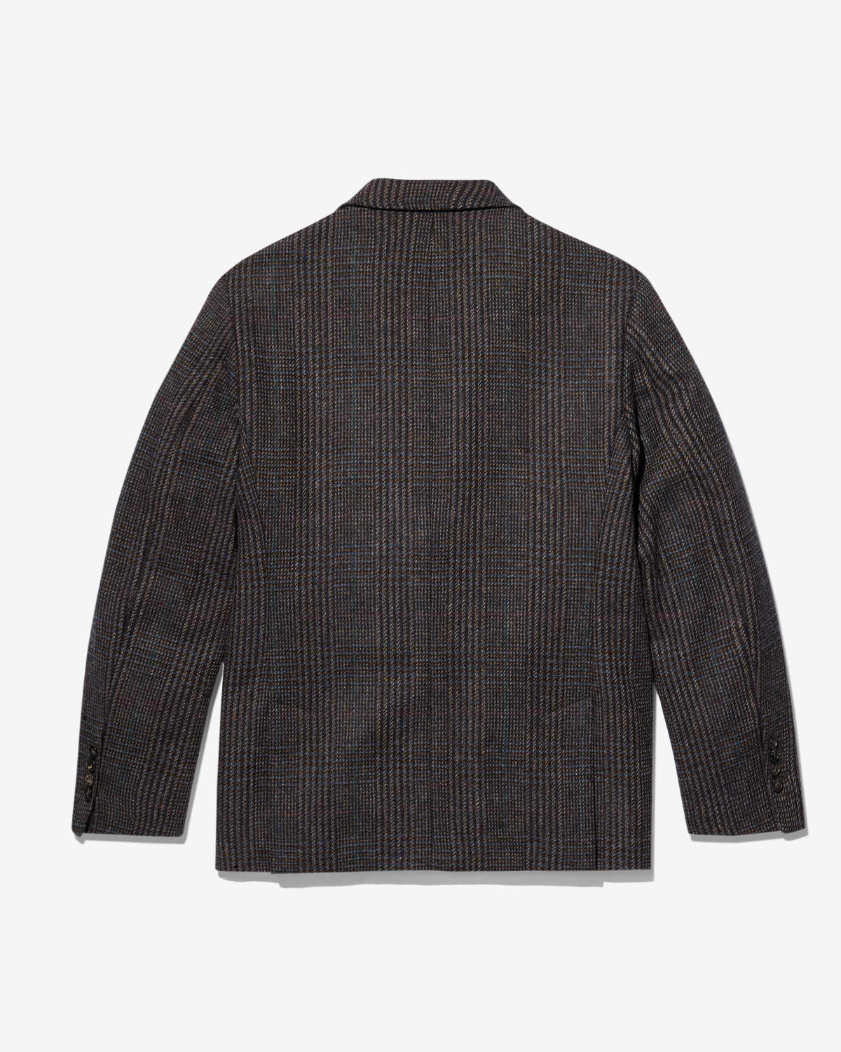 Irish Check Double-Breasted Jacket