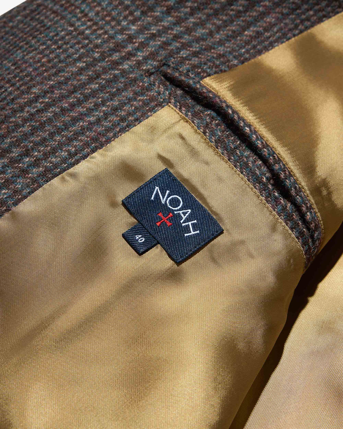 Irish Check Double-Breasted Jacket