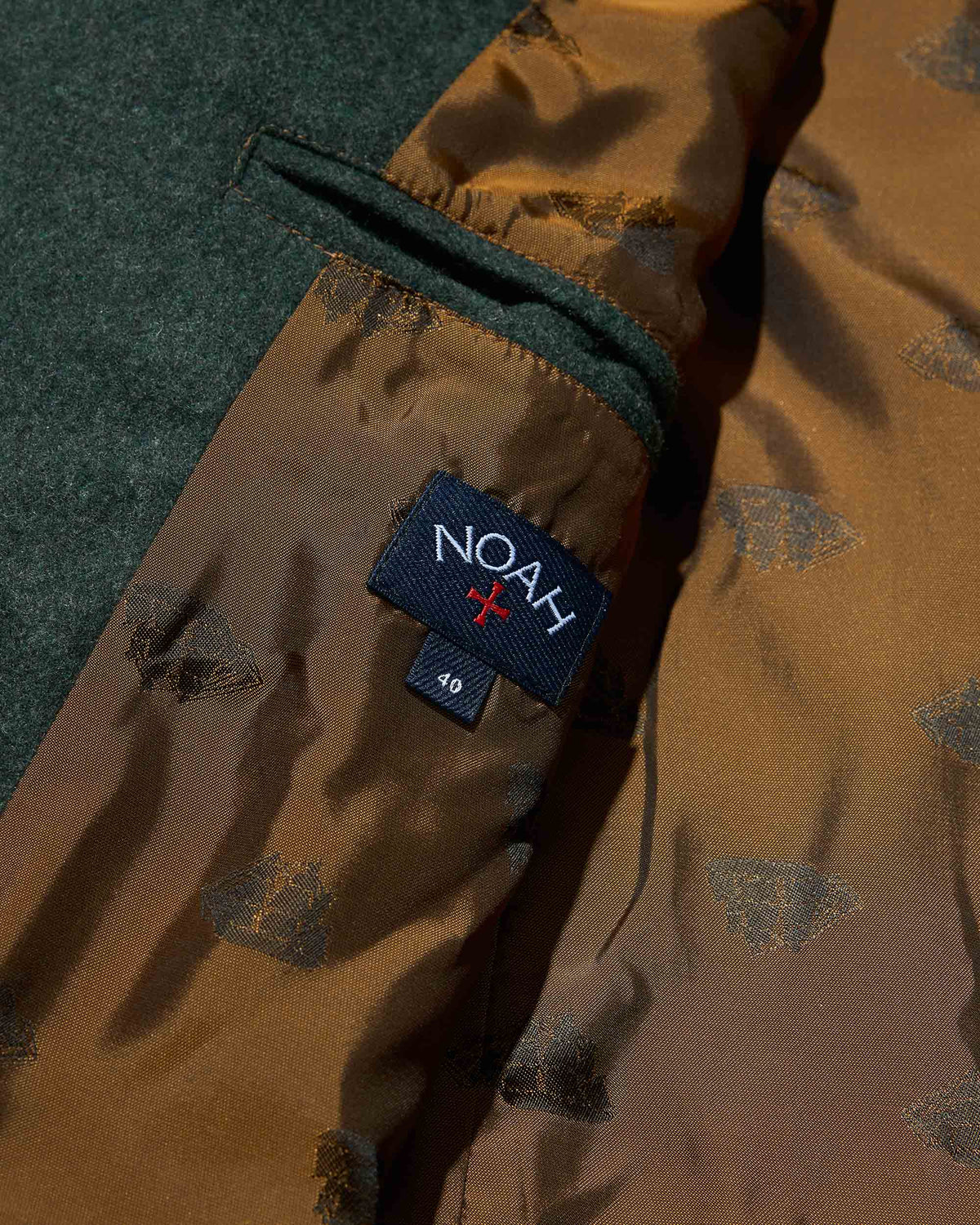 Single-Breasted Wool Flannel Jacket
