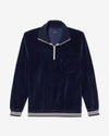 Noah - Velour Pullover - Navy - Swatch