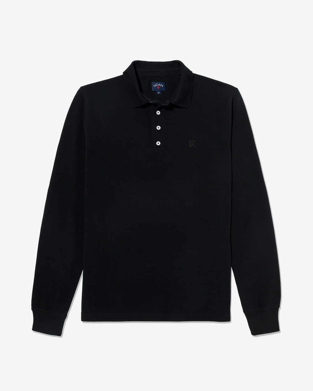 Long Sleeve Pique Polo - Noah