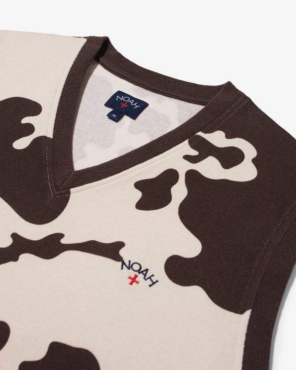 Noah - Cow Print Vest - Detail