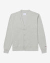 Noah - Rugby Cardigan - Ash - Swatch