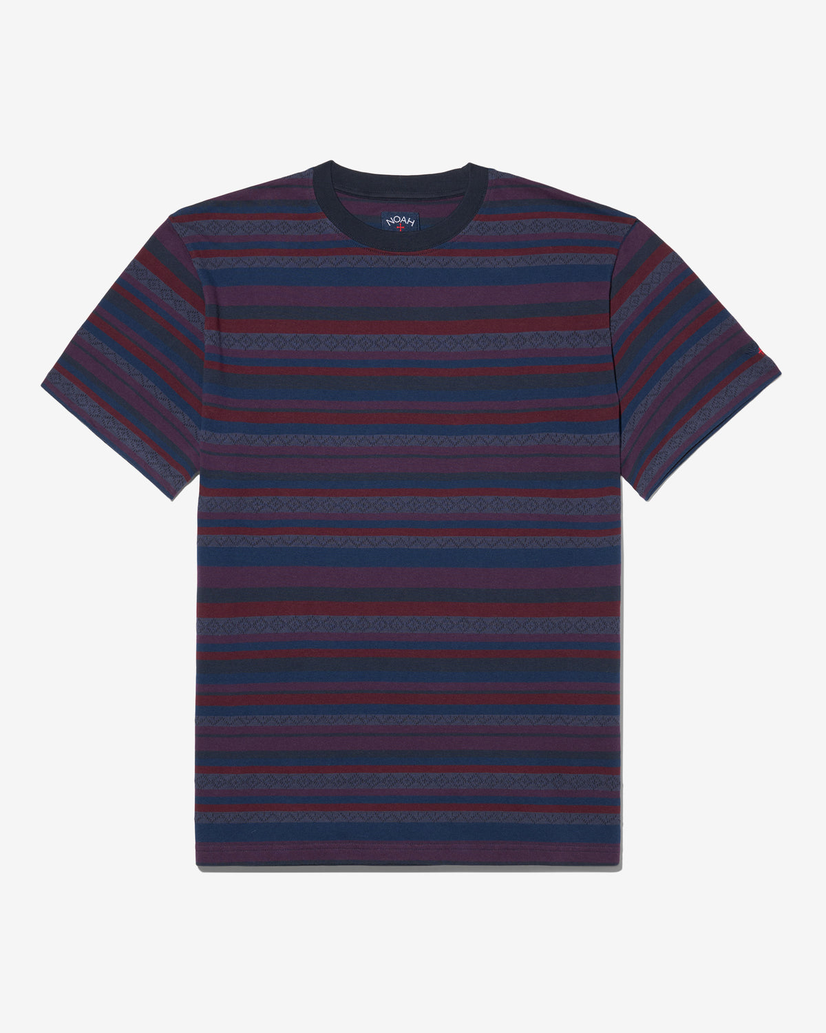 Striped Pointelle Tee