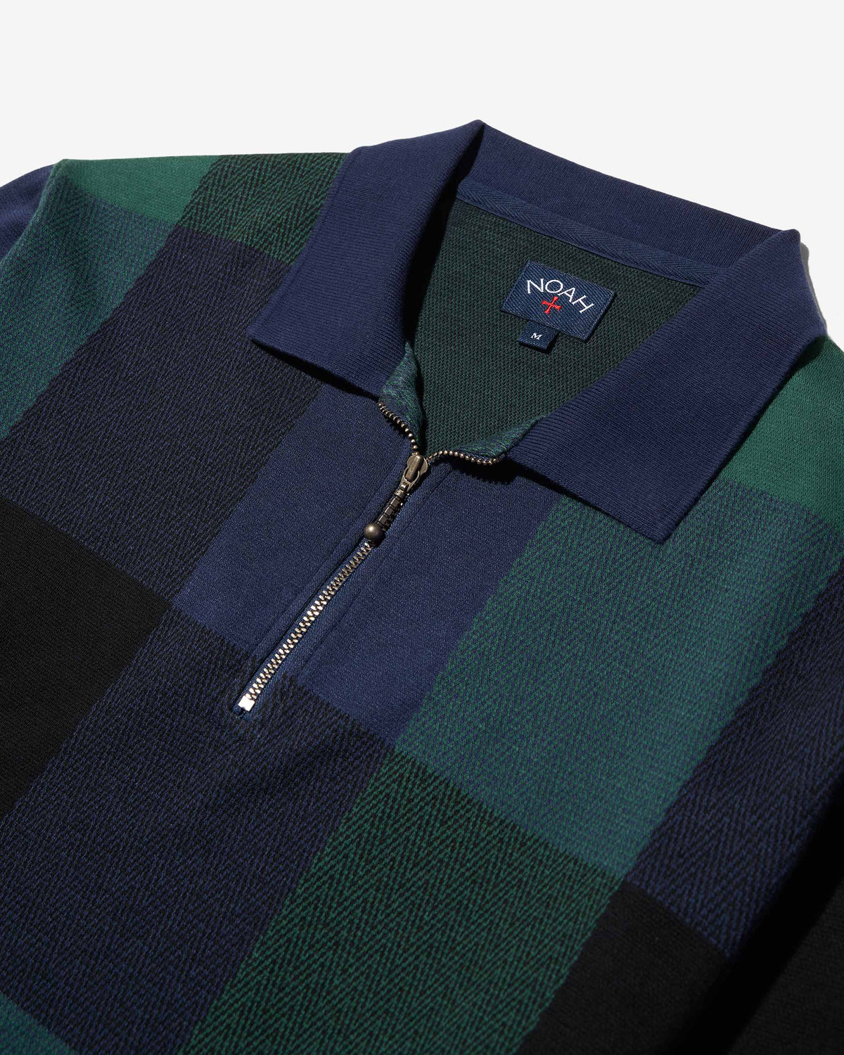 Buffalo Plaid Zip Polo