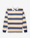Noah - Boxy Fit Rugby - Khaki/Navy - Swatch