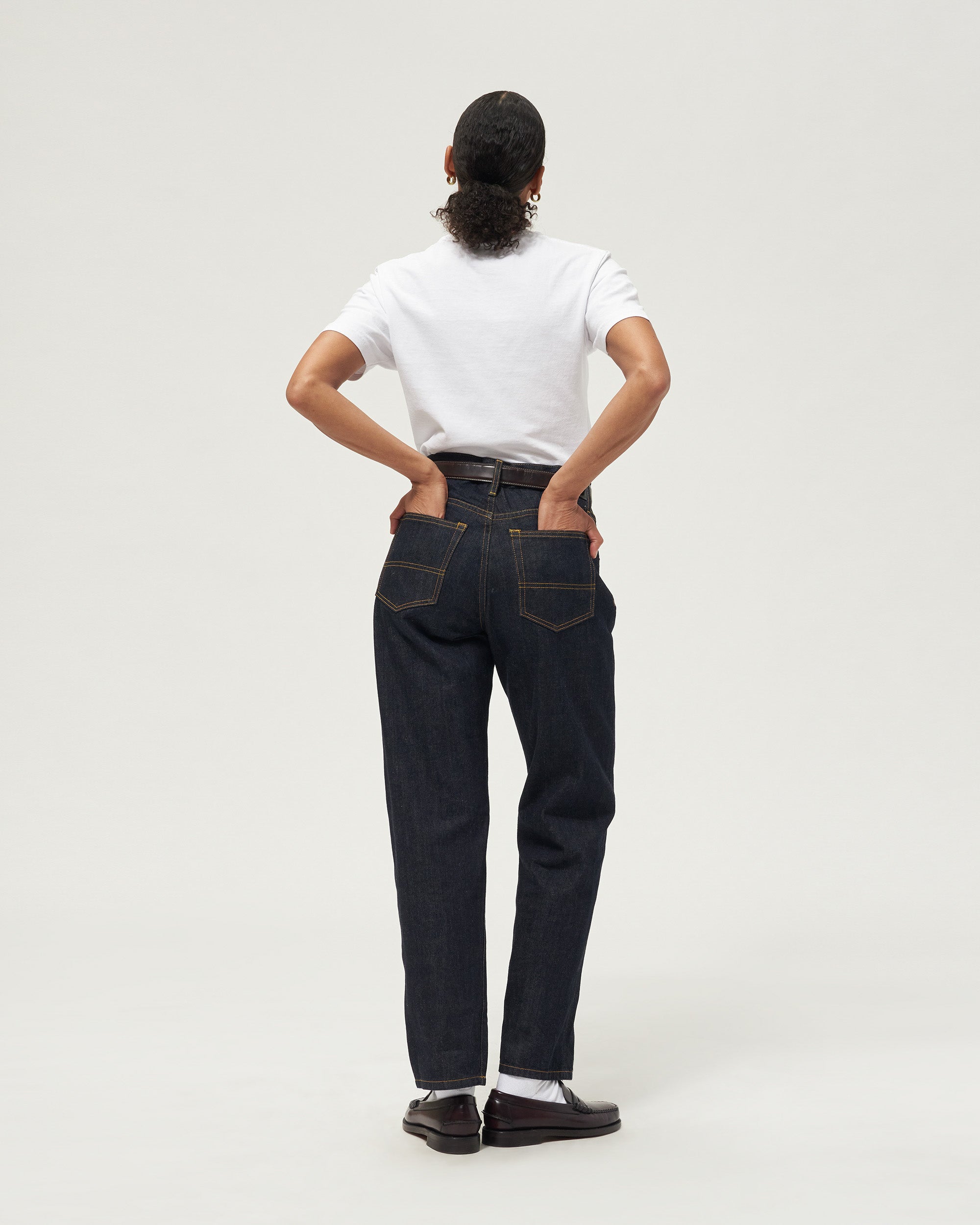 JM Collection Elastic Waist Straight Leg Jeans for Women | Mercari