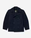 Noah - Noah x Gloverall Classic Peacoat - Dark Navy - Swatch
