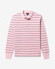 Noah - Long Sleeve Pique Polo - Light Pink / Navy - Swatch