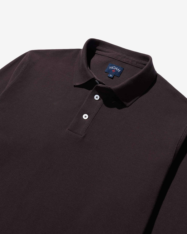 Noah - Long Sleeve Pique Polo - Detail