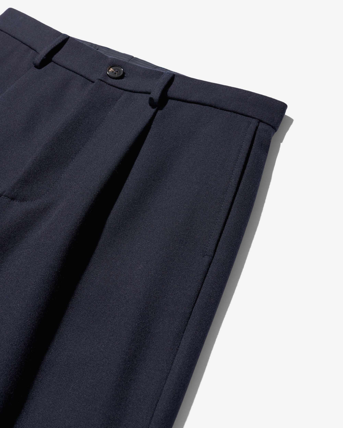 Barathea Wool Pleated Trouser