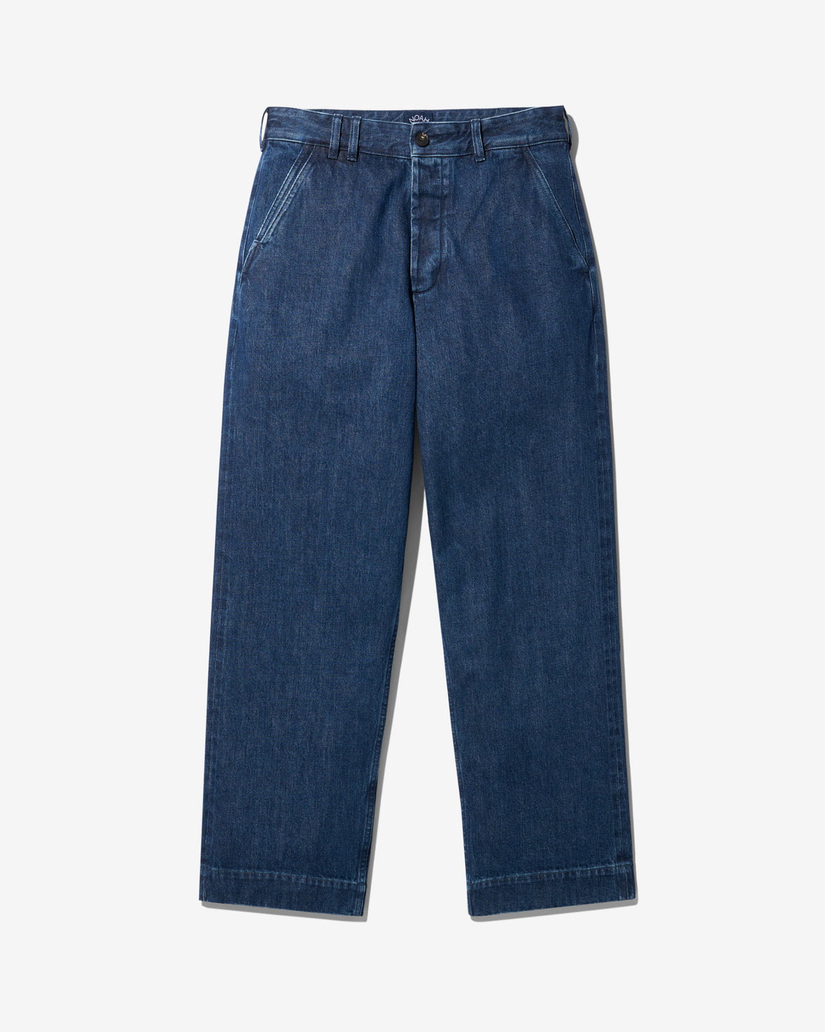 Buckle-Back Denim Pant