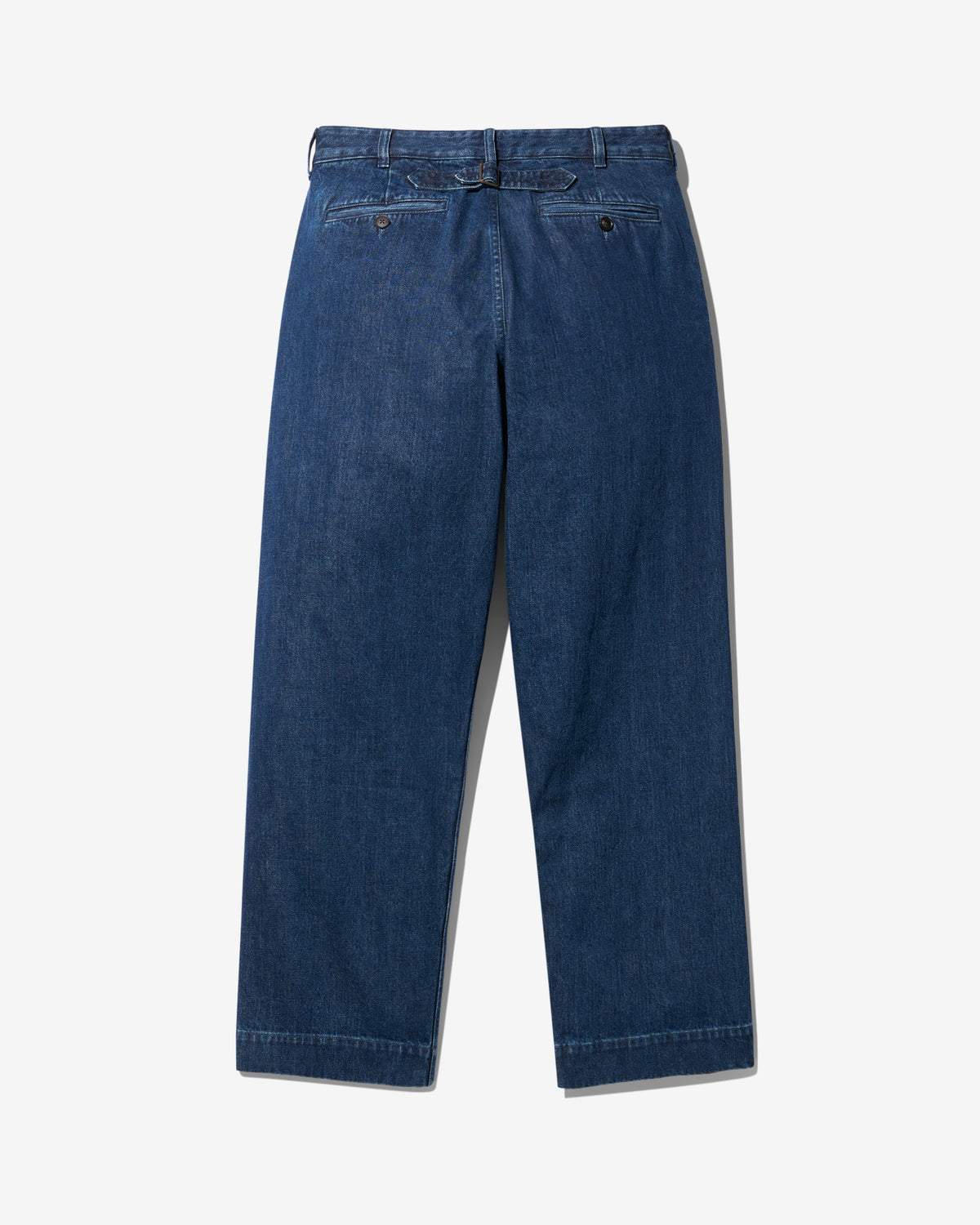 Buckle-Back Denim Pant