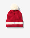 Noah - Anchor Beanie - Red / White - Swatch