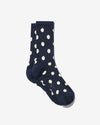 Noah - Polka Dot Sock - Navy / White Polka Dot - Swatch