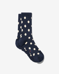 Navy / White Polka Dot
