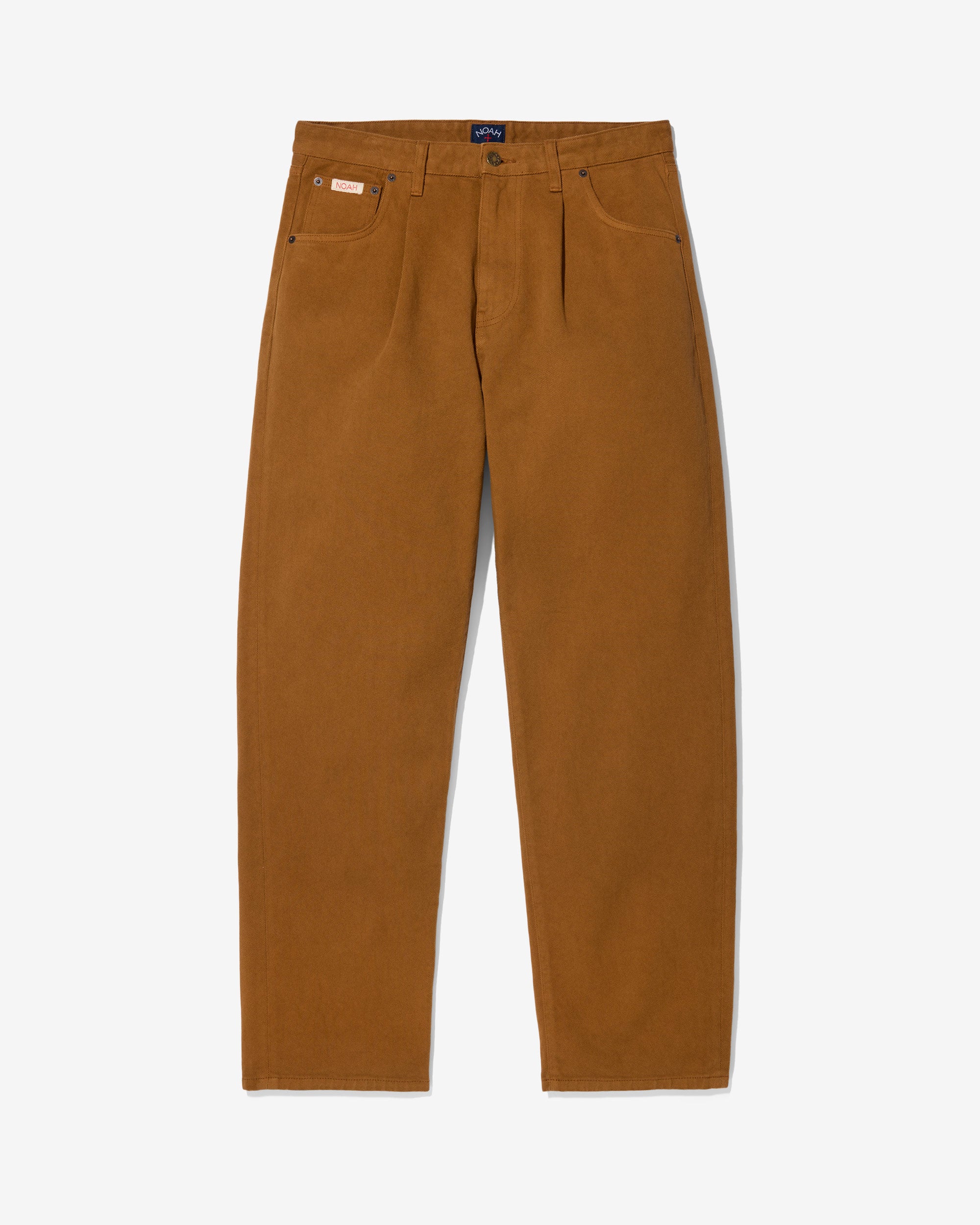パンツ NOAH Brushed Pleated Jean Brown 30 Brushed Pleated Jeans - Noah