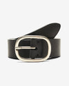 Noah - Classic Leather Belt - Black - Swatch