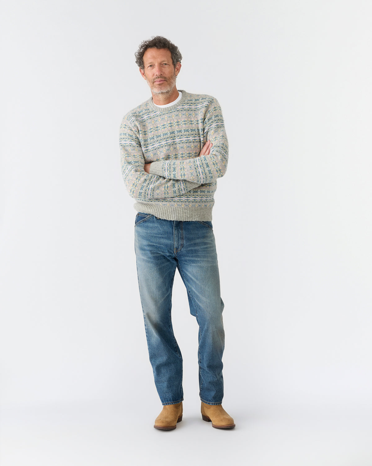 Fair Isle Crewneck Sweater