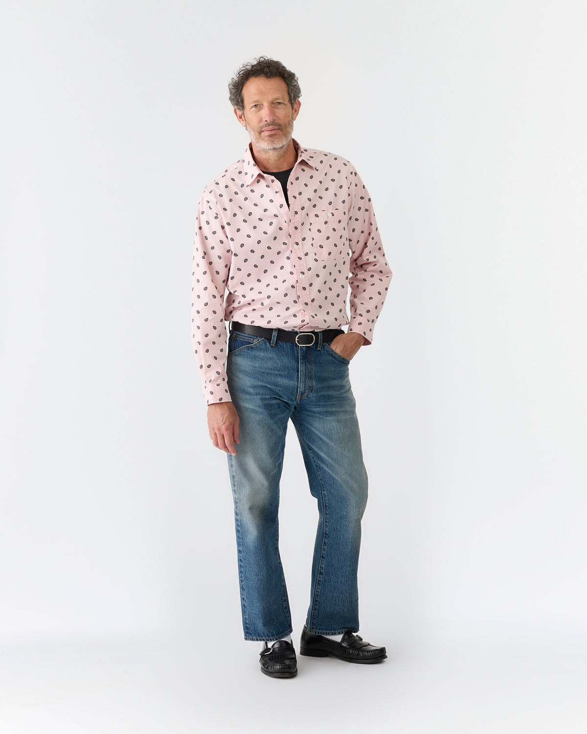Pink Paisley Shirt